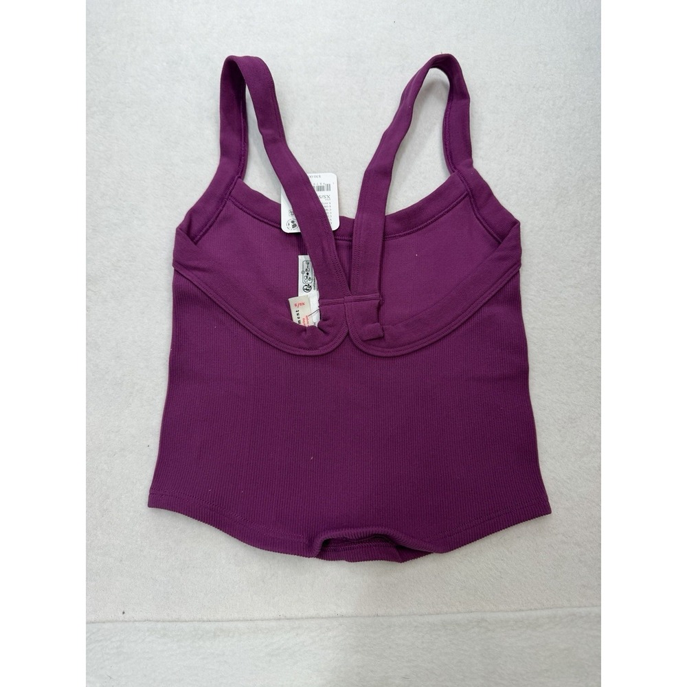Free People Movement Women's All Clear Cami Mulberry Size M/L NWT - Picture 4 of 7